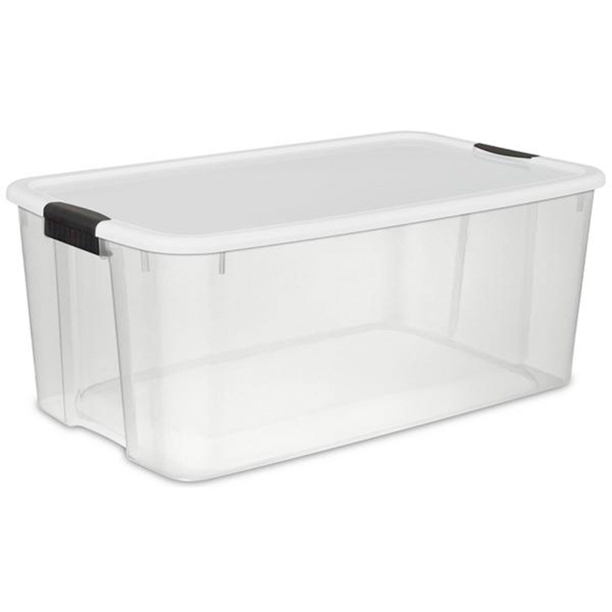 Alt View 7. Sterilite - Sterilite 116 Qt Clear Storage Tote, 4 Pack, & 70 Qt Clear Storage Tote, 4 Pack.