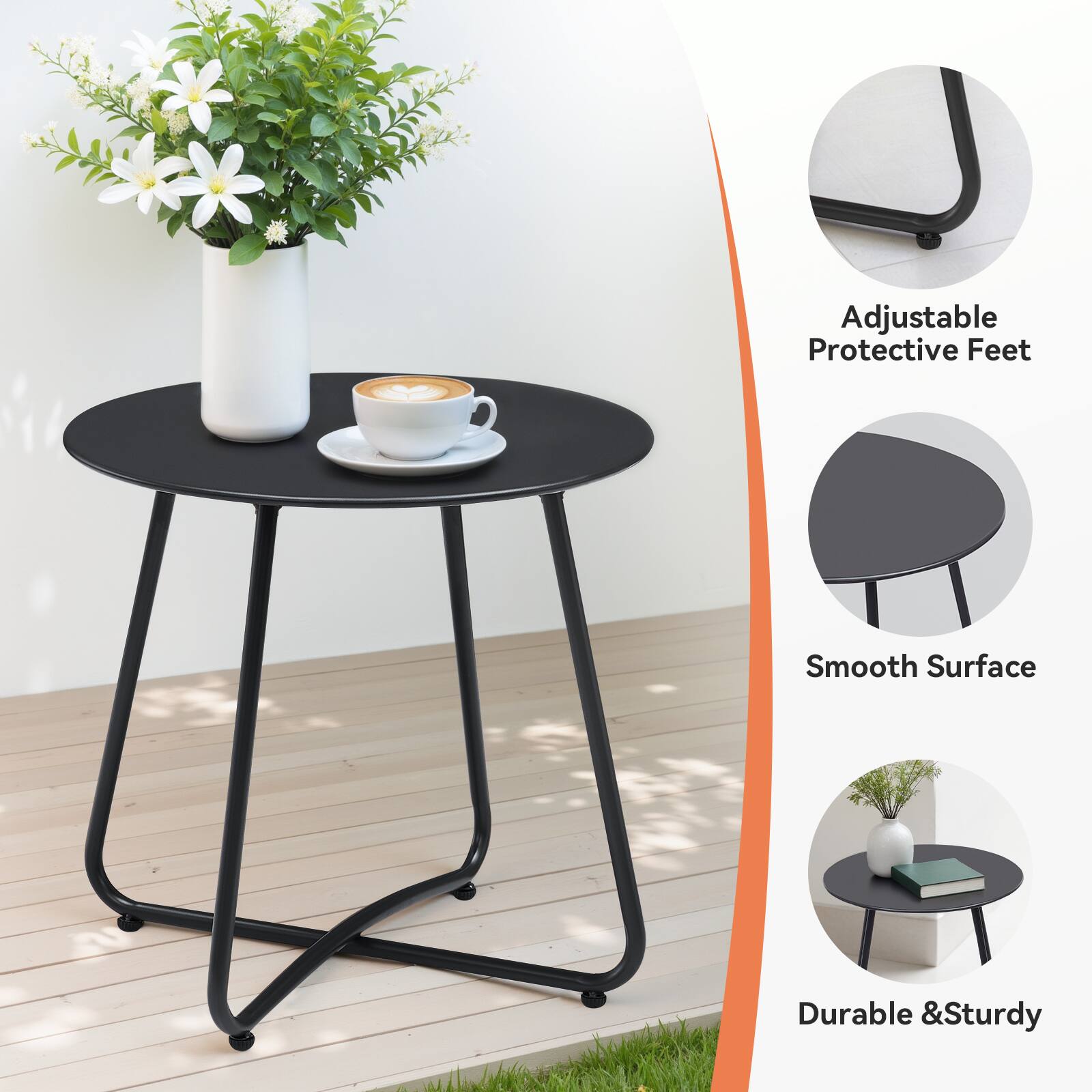 Adjustable Protective Feet Smooth Surface Durable & Sturdy