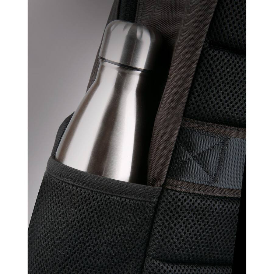 Alt View 7. CODi - Codi Terra 100% Recycled Grey 15.6" Backpack with Antimicrobial Coating - Gray.