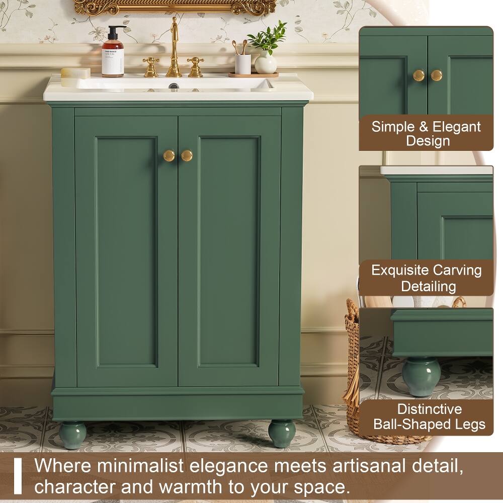 - Simple & Elegant Design
- Exquisite Carving Detailing
- Distinctive Ball-Shaped Legs

Where minimalist elegance meets artisanal detail, character and warmth to your space.