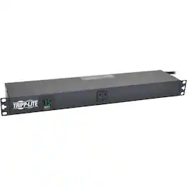 Tripp Lite - by Eaton PDU 1.5kW Single-Phase Local Metered PDU 100-127V Outlets (13 5-15R) 5-15P 100-127V Input 15 ft - Black