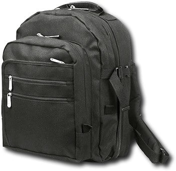 Angle Standard. Targus - Deluxe Backpack - Black.