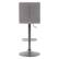 Alt View 12. CorLiving - Palmer Adjustable Channel Tufted Upholstered Barstool (set of 2) - Gray.