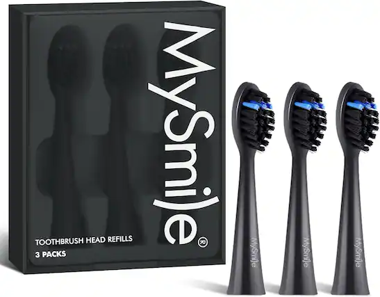 MySmile R, TOOTHBRUSH HEAD REFILLS 3 PACKS, MySmile, MySmile, MySmile
