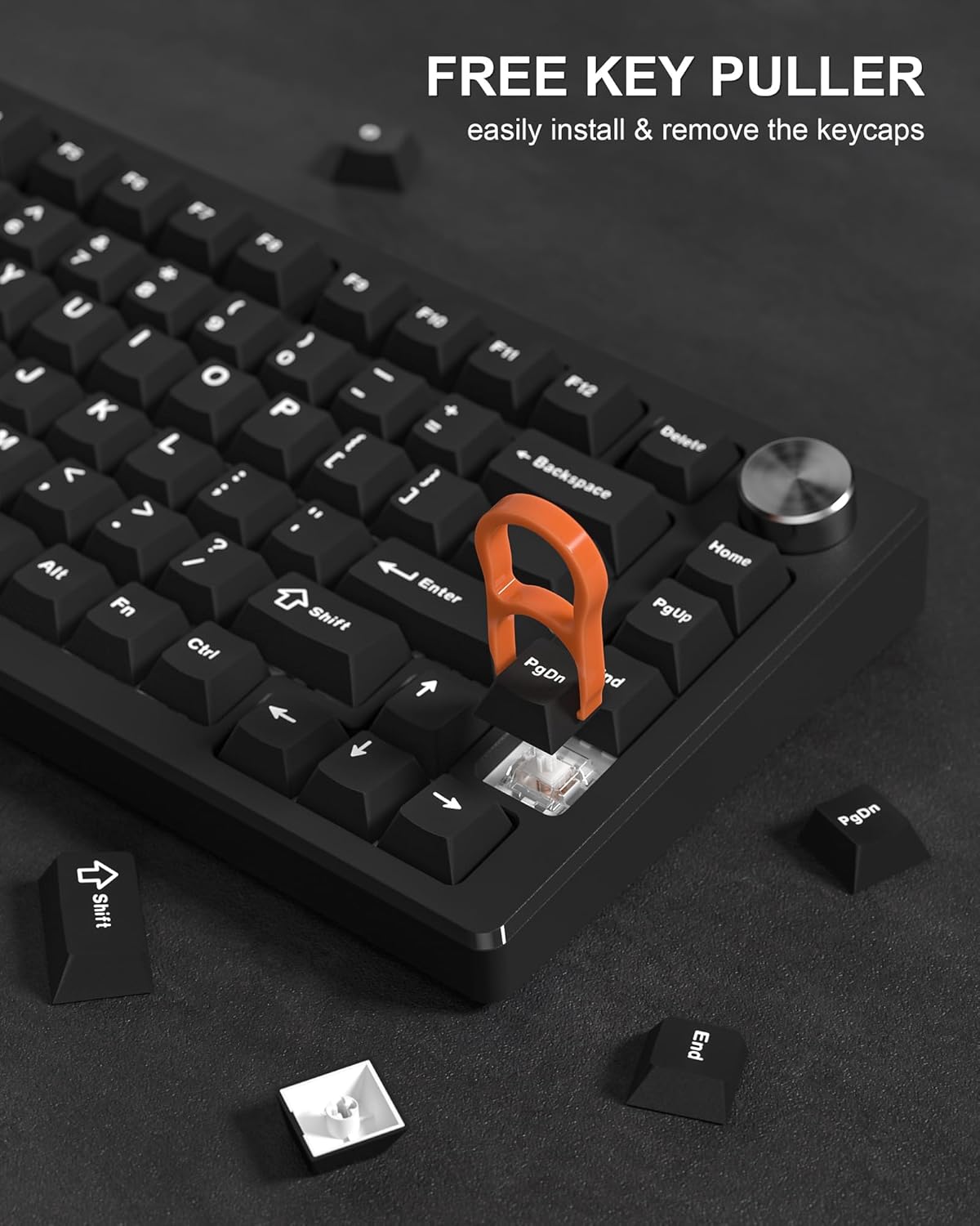 FREE KEY PULLER easily install & remove the keycaps