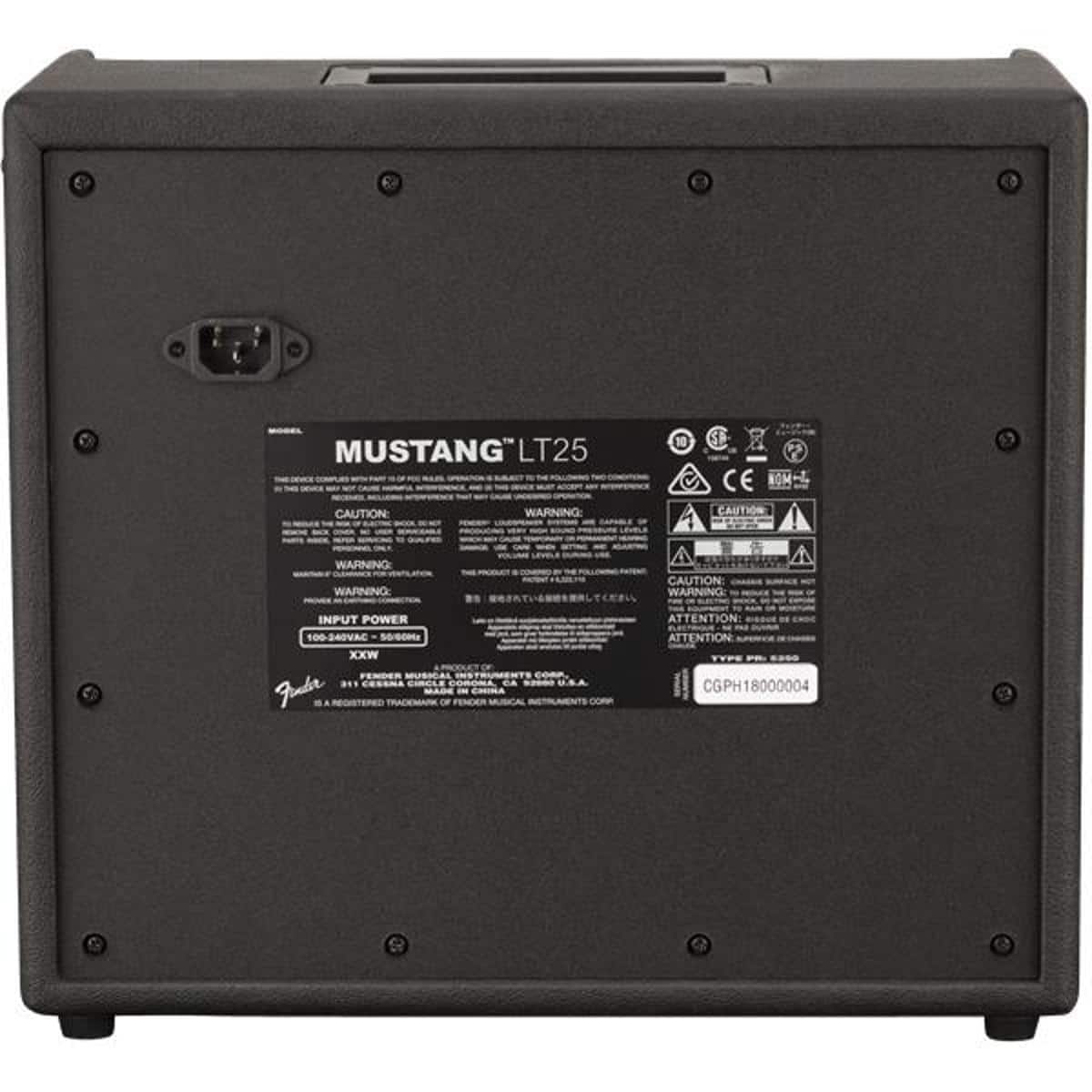 FenderMustang LT25、behringer ULTRAL Fender Mustang LT25 Digital Amplifier, 120V, Black 2311100000