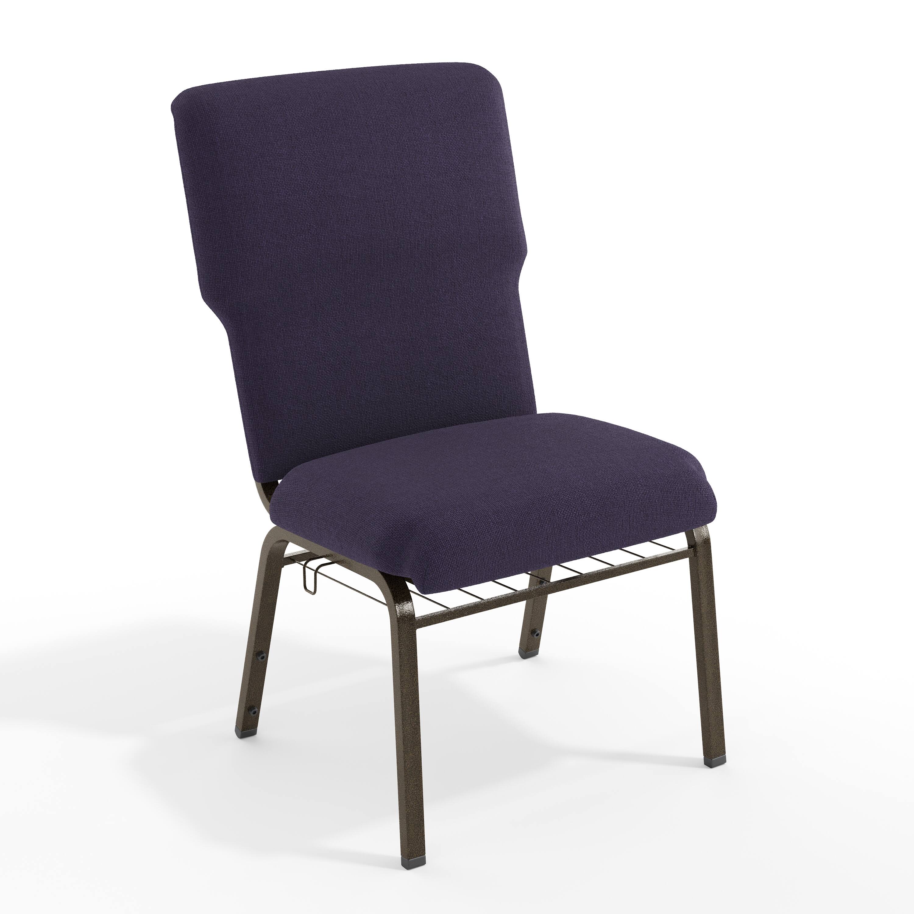 Eggplant Fabric/Gold Vein Frame