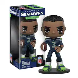 Seattle Seahawks NFL Funko Wobbler Bobble Head - Russell Wilson