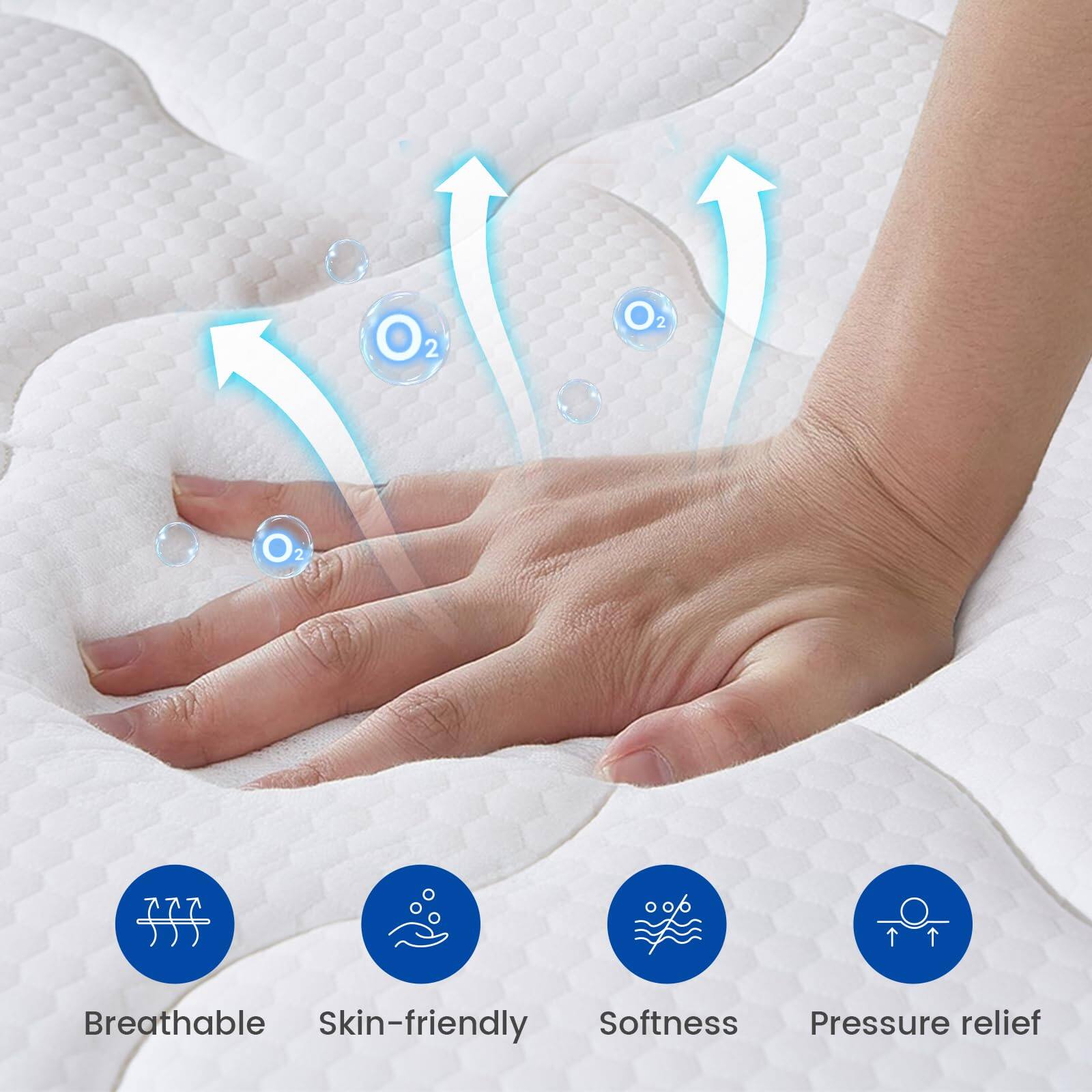 - Breathable
- Skin-friendly
- Softness
- Pressure relief