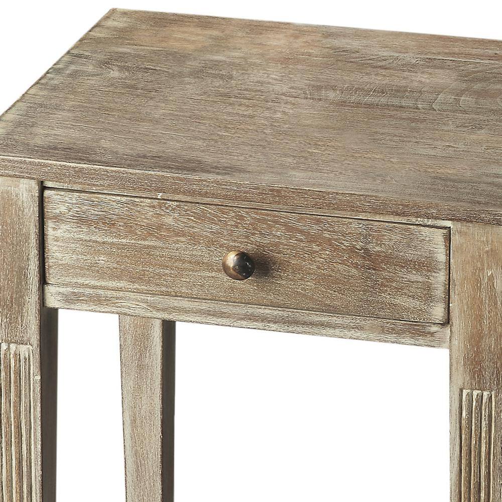 Alt View 1. Butler Specialty - Bixby Rectangular Side Table - Gray.