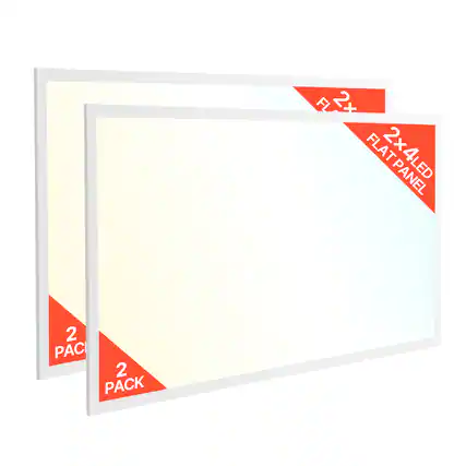 2x FLAT PANEL
2x4 LED
2 PACK
