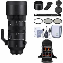 Bundle - Sigma - 70-200mm f/2.8 DG DN OS Sports Lens for Sony E, with Included Value