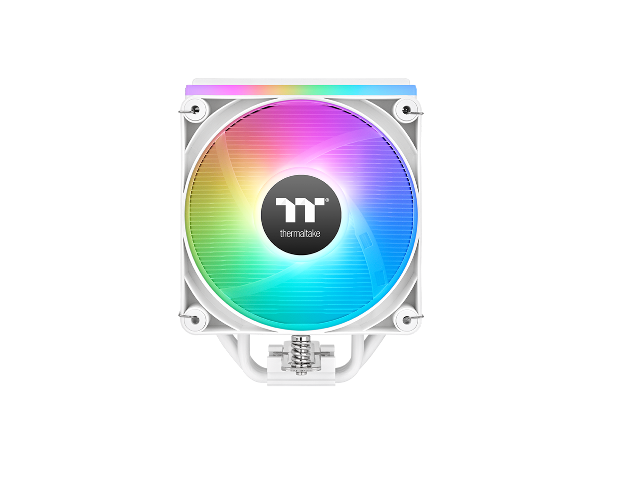 Alt View 1. Thermaltake - Thermaltake ASTRIA 200 ARGB Cooler, 4 Cu Pipes, 120mm Fan, 210W TDP, White - White.