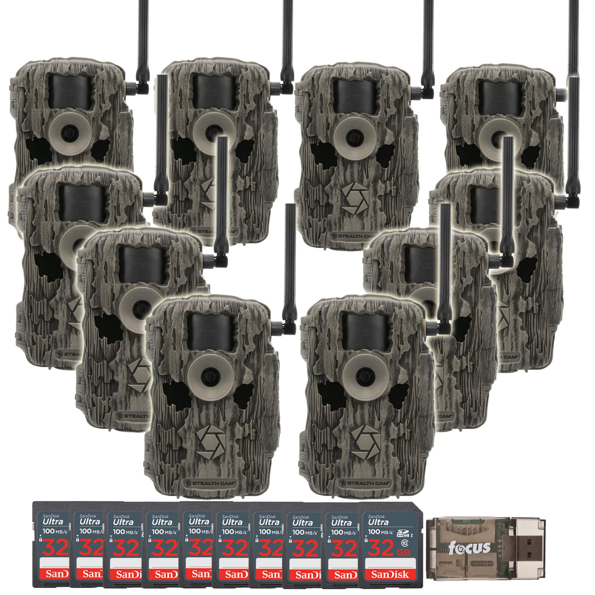 Stealth Cam - Fusion Max 36MP w/ 80ft Detection 32GB (10 Pack)