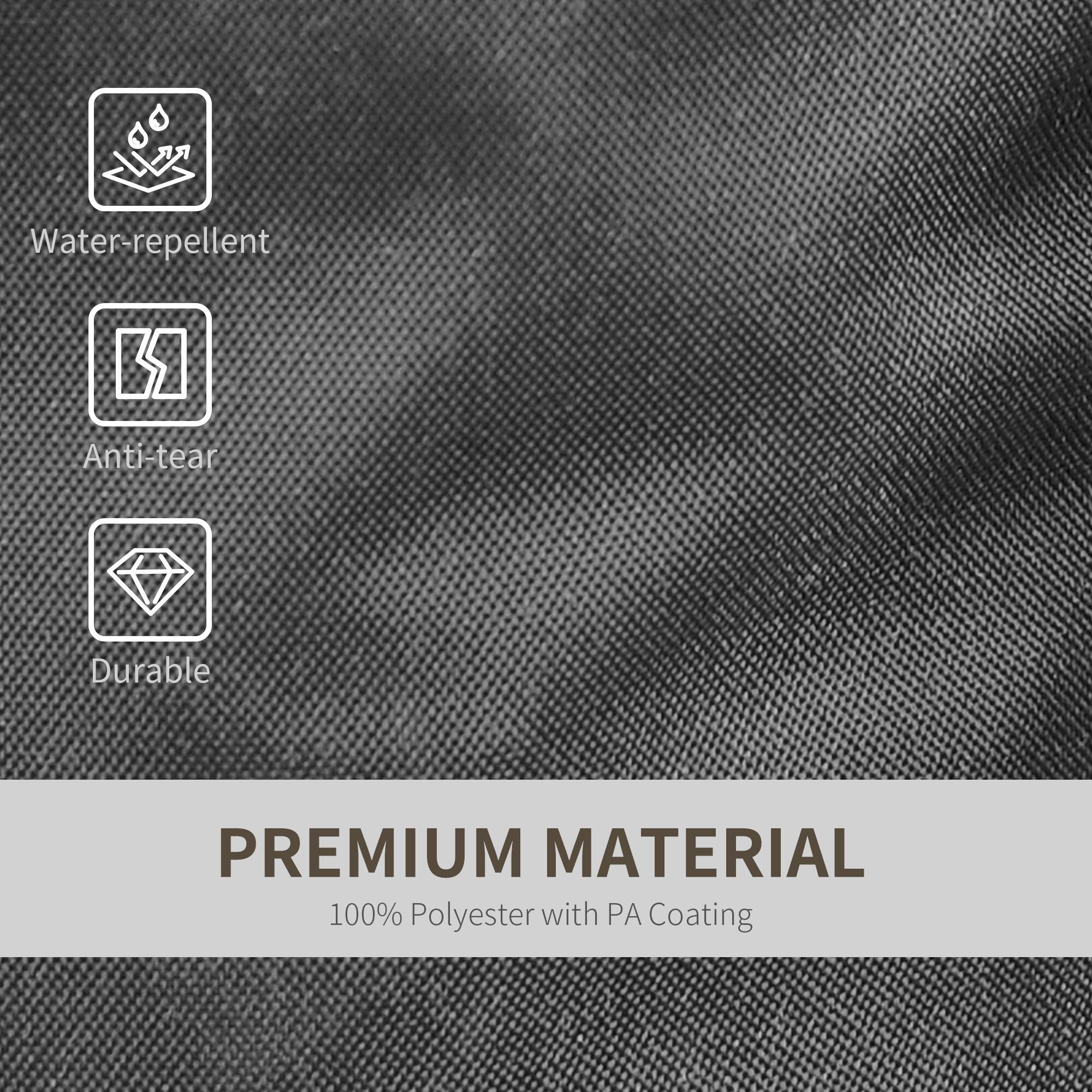 Water-repellent  
Anti-tear  
Durable  

PREMIUM MATERIAL  
100% Polyester with PA Coating