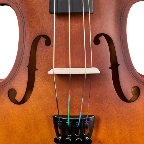 Alt View 3. Winado - Violin for Beginners, 3/4 Full Size Acoustic Fiddle Kit, Natural | Includes Case, Bow, Rosin - Natural.