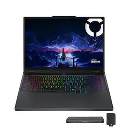 Lenovo - Legion 5 15.1" WQXGA Gaming Laptop,Intel i7-14700HX,GeForce RTX 5060,32GB DDR5,1TB SSD+1TB Dock Set,Win 11 - Black