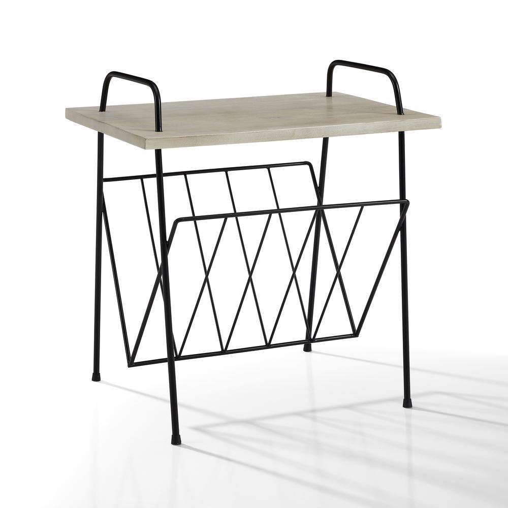 Alt View 7. Crosley Furniture - Wiltshire Record Player Stand - Natural.