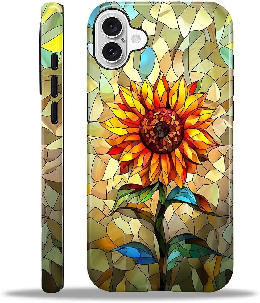 Stained Glass Sunflower