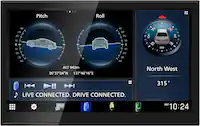 Kenwood - 8” HD Touchscreen Direct Replacement Receiver with OEM fitment. Maestro APX & RR/RR2 required (sold separately) - Black - Front_Zoom