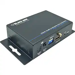 Black Box Network Services - Audio Embedder/De-embedder - HDMI 2.0 (AEMEXHDMIR2) - Multicolor