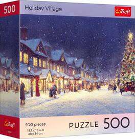 Trefl - Red 500 Piece Puzzle - Holiday Village
