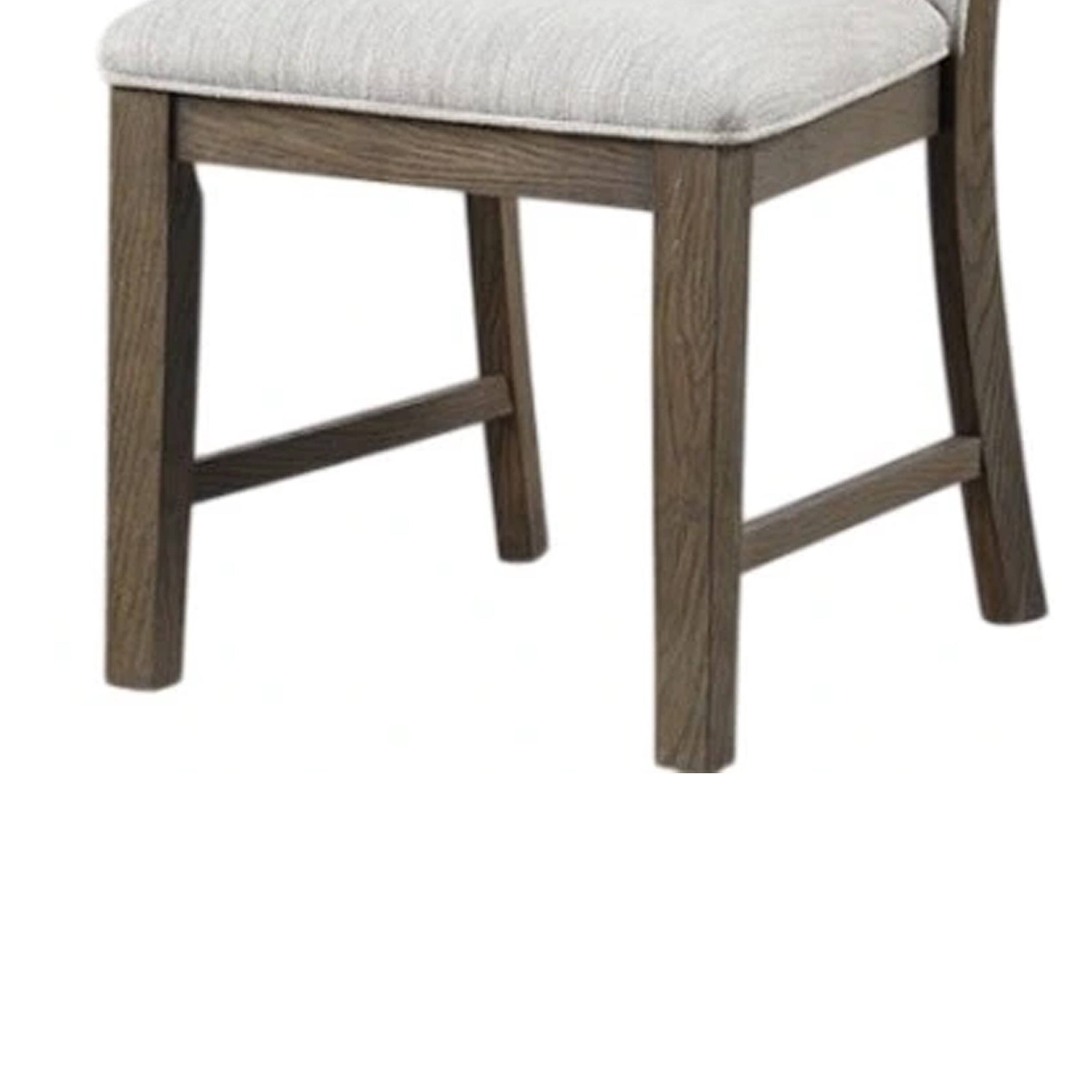 Alt View 3. Manhattan Lane - Clema Side Dining Chair Set of 2 - Oak Brown, Gray.