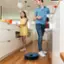 Alt View 1. bObsweep - Dustin Self-Emptying Robot Vacuum and Mop, with 100-day Dock and Patented Navigation, Wi-Fi Connected in Navy - Navy.