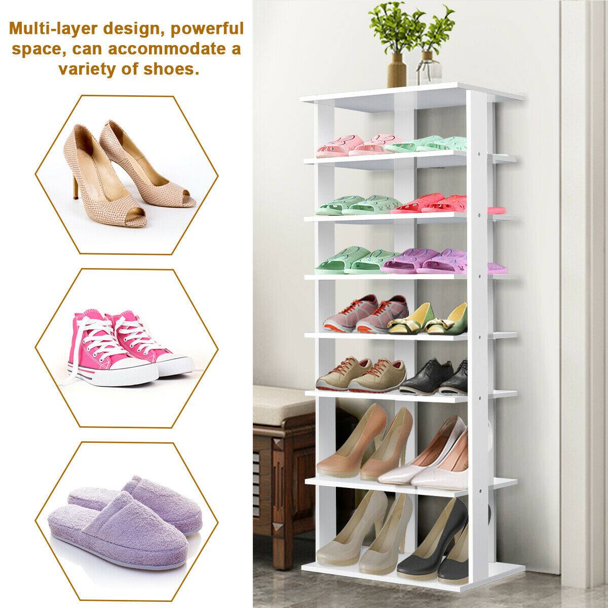 Multi-layer design, powerful space, can accommodate a variety of shoes.