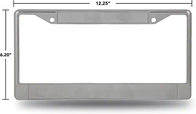 Rico Industries Utah Runnin' Utes Standard Size Chrome License Plate ...