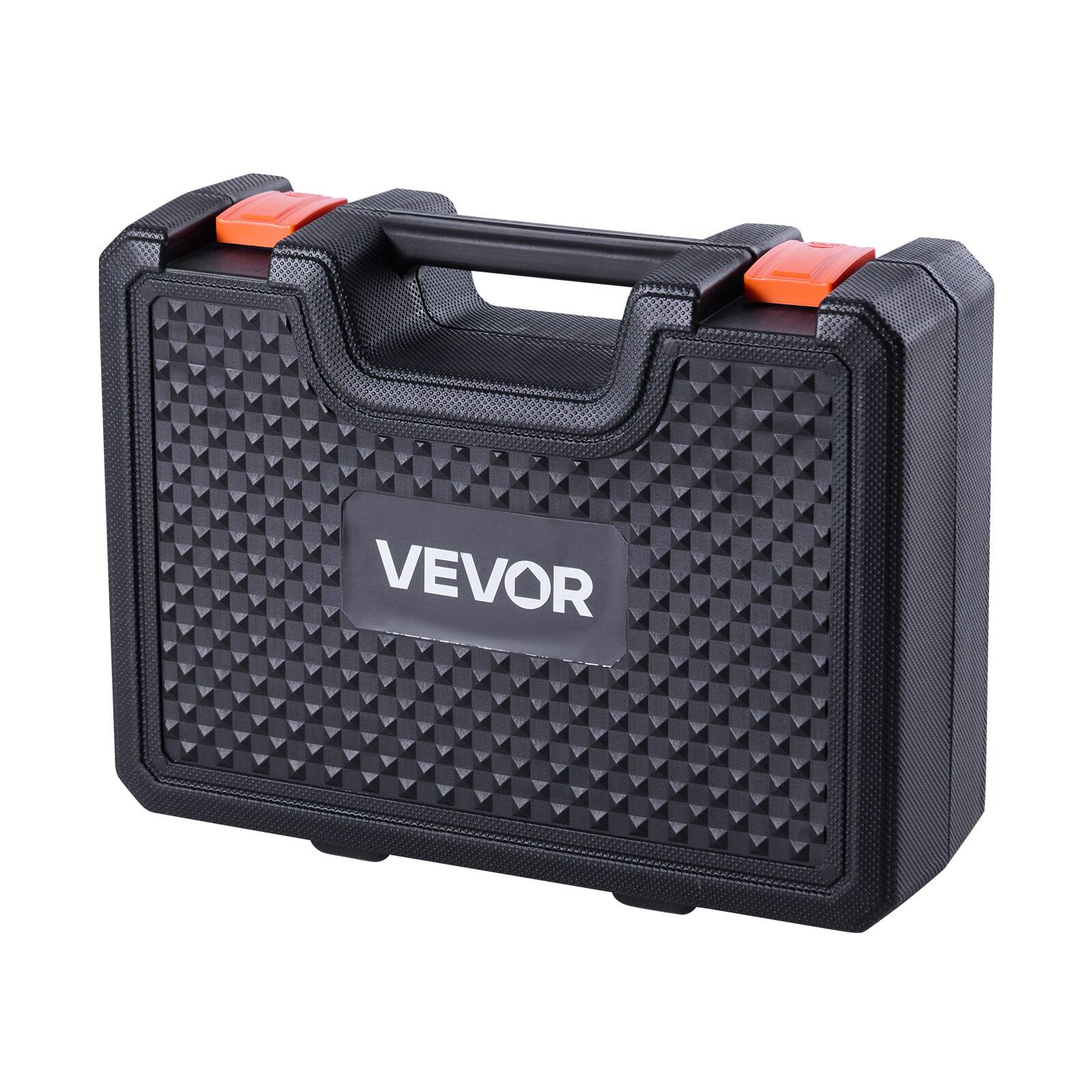 Alt View 5. VEVOR - Bearing Press Kit, 43 Pcs, Bearing Race and Seal Driver Set with 39 Bushings & Handle Shafts, Bushing Driver Tool Set - Black + Red.