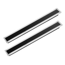 VEVOR - Outdoor Wall Lights, 2 Pack, 31.5 Inch Long Strip Modern Exterior Wall Sconce Light Fixtures, 3000K Warm White - Black + white
