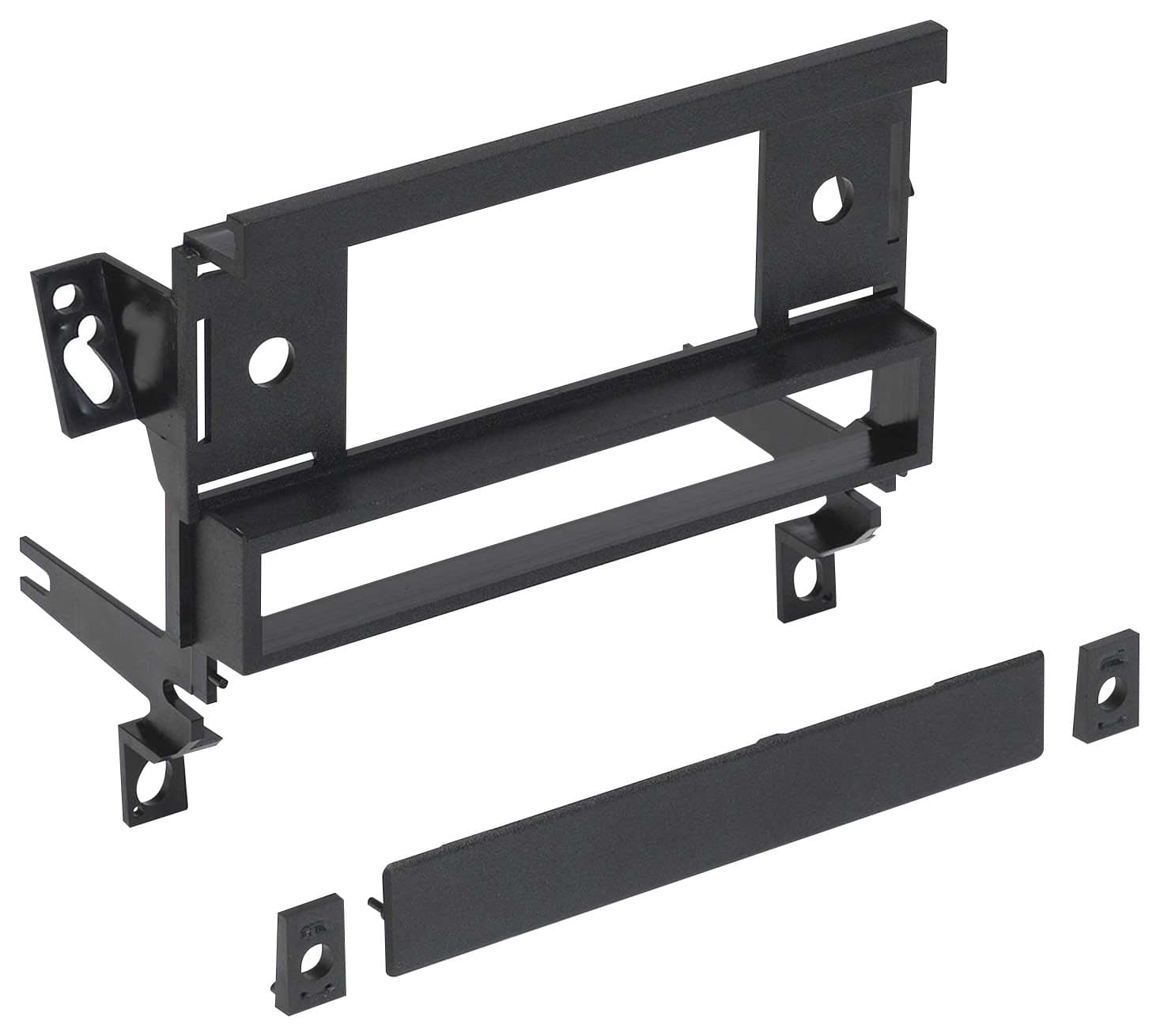 Front. Metra - Dash Kit for Select 1998-2003 Chevrolet Prizm DIN - Black.