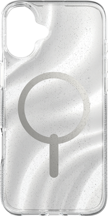 ZAGG - Milan Snap MagSafe Case - iPhone 16 Plus - Silver Glitter