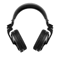 Front. Pioneer DJ - Flagship Over-Ear DJ Headphones, Includes Carrying Case, Coiled Cable & Straight Cable - Black.
