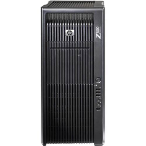 Front Standard. HP - Convertible Mini-tower Workstation - 1 x Intel Xeon 2.40 GHz - Black, Silver.