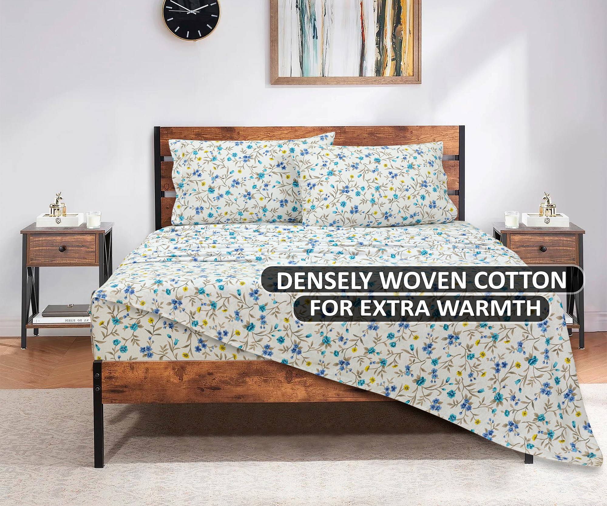 Densely woven cotton for extra warmth