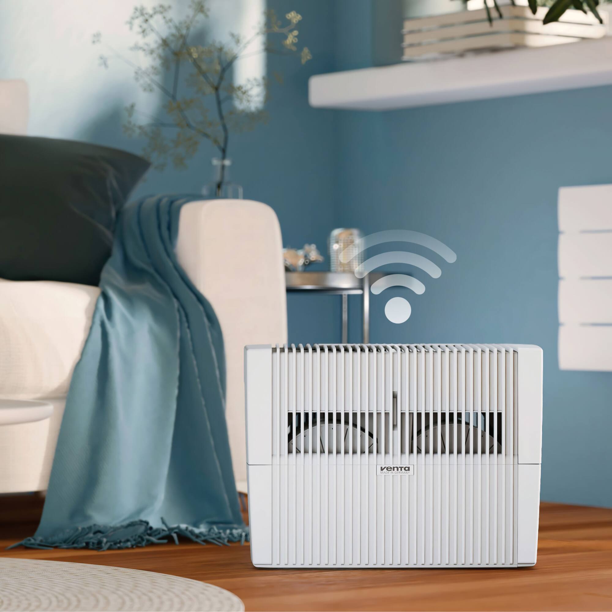 Alt View 3. Venta - AH550 Original Connect Filter-Free Evaporative Humidifier with WiFi - For rooms up to 645 ft² - White.