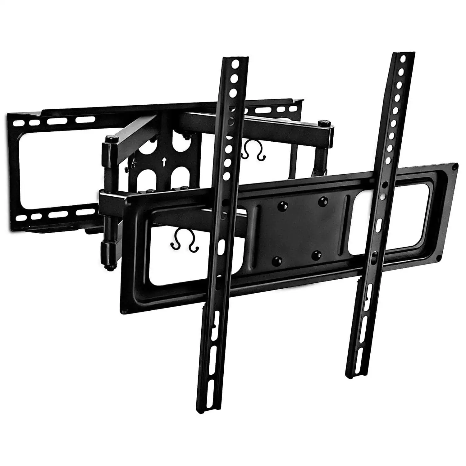 Front. Mount-It! - Full Motion Dual Arm TV Wall Mount for 32–55" – 18.3" Extension, Swivel & Tilt, Heavy Duty, VESA Compatible - Black.