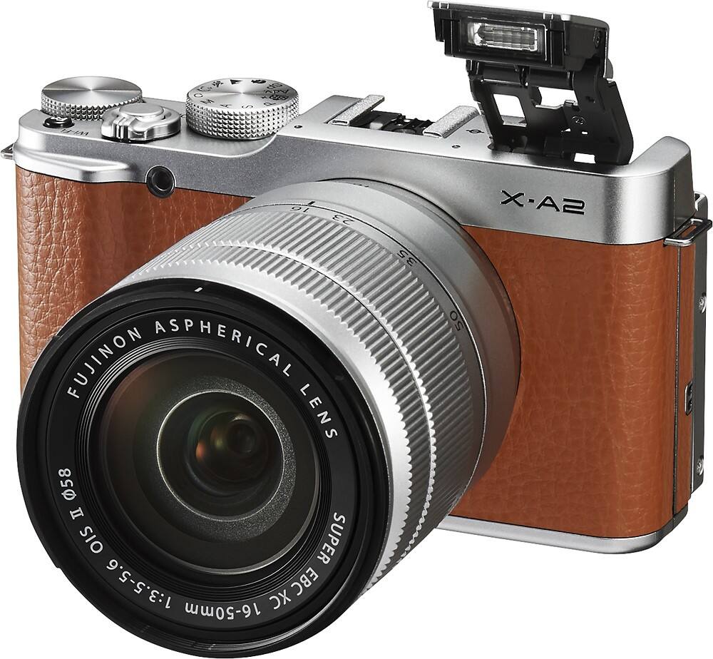 Best Buy: Fujifilm X-A2 Mirrorless Camera with XC 16-50mm Lens