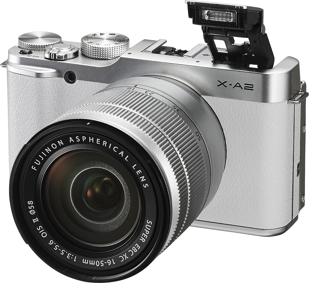 Best Buy: Fujifilm X-A2 Mirrorless Camera with XC 16-50mm Lens