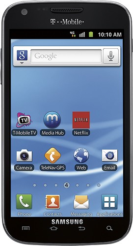  Samsung - Galaxy S II 4G Mobile Phone - Black (T-Mobile)