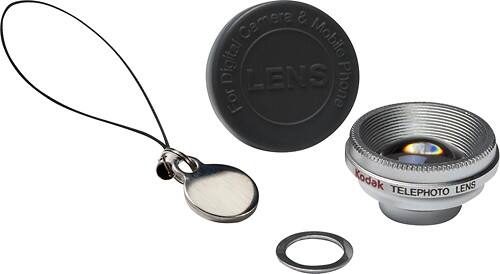 Front Standard. Kodak - Telephoto Lens and Wide-Angle Lens for Select Kodak Camcorders.