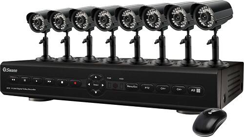 Angle Standard. Swann - 8-Channel, 8-Camera Indoor/Outdoor Surveillance System.