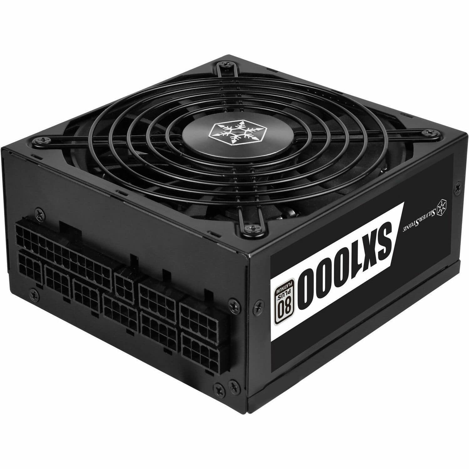 SilverStone - SX1000 Platinum 80 PLUS Platinum 1000W fully modular SFX-L power supply - Black