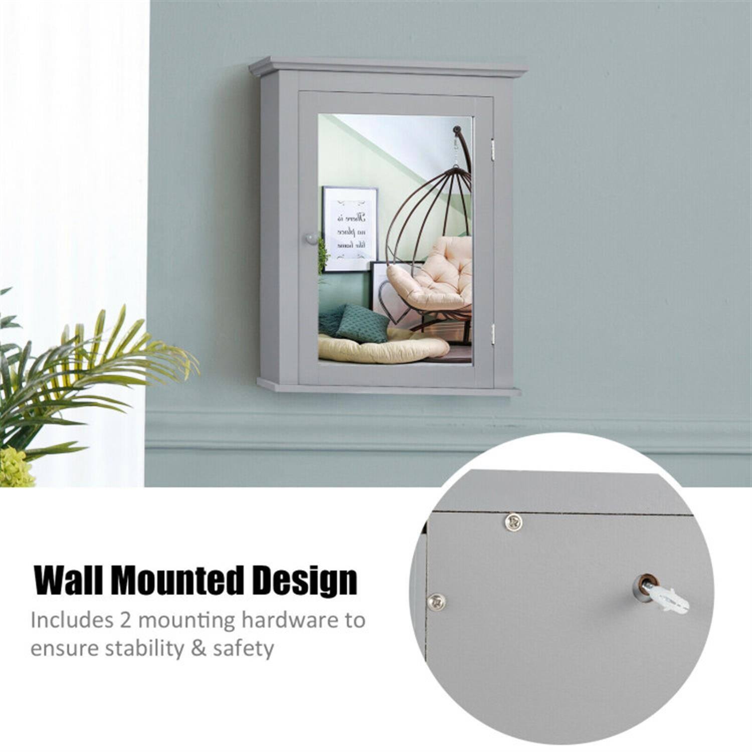 Wall Mounted Design  
Includes 2 mounting hardware to ensure stability & safety