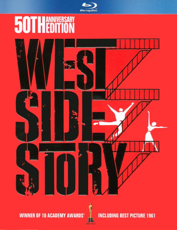  West Side Story [50th Anniversary Edition] [4 Discs] [With Book] [Blu-ray/DVD/CD] [Blu-ray/DVD] [1961]