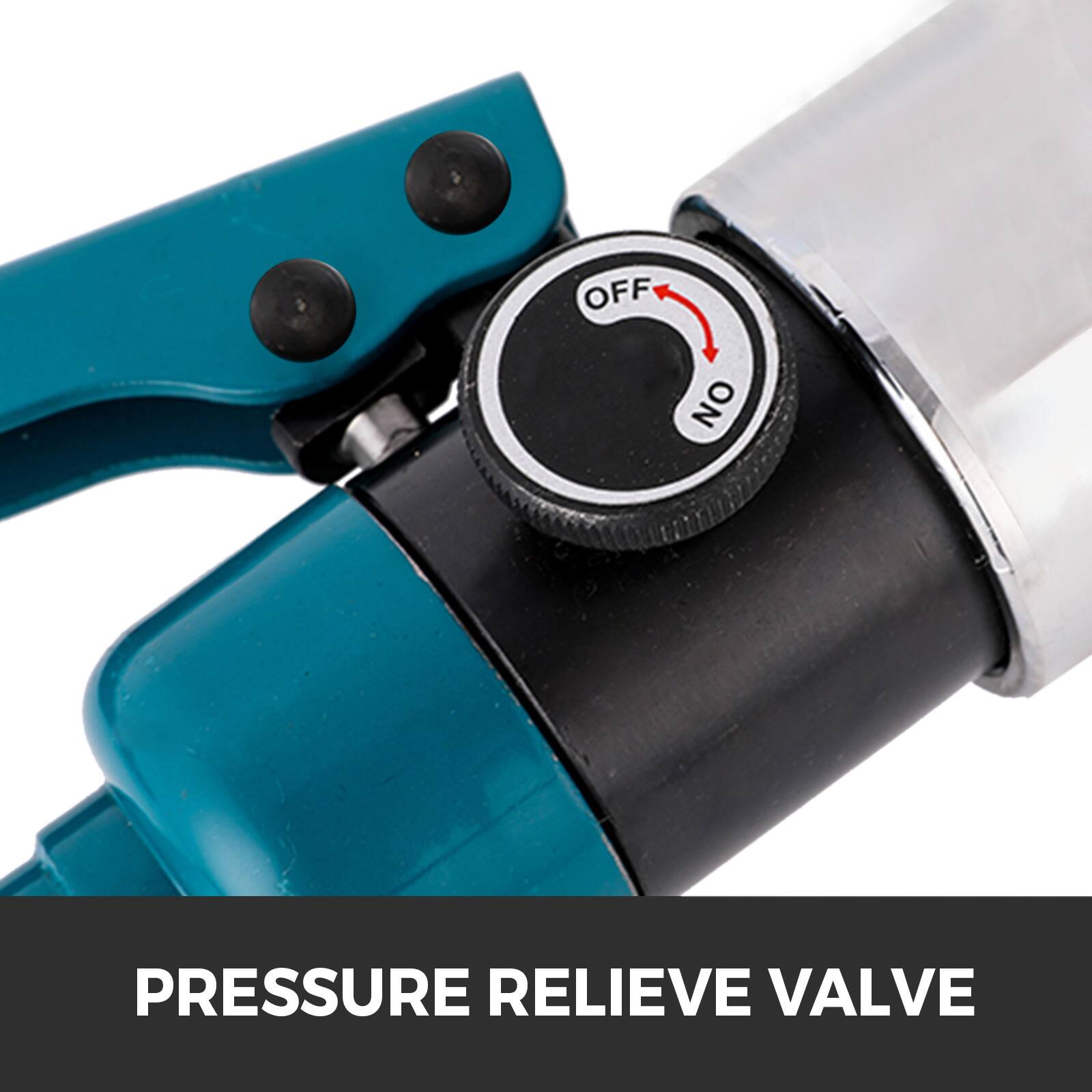 OFF NO  
PRESSURE RELIEVE VALVE