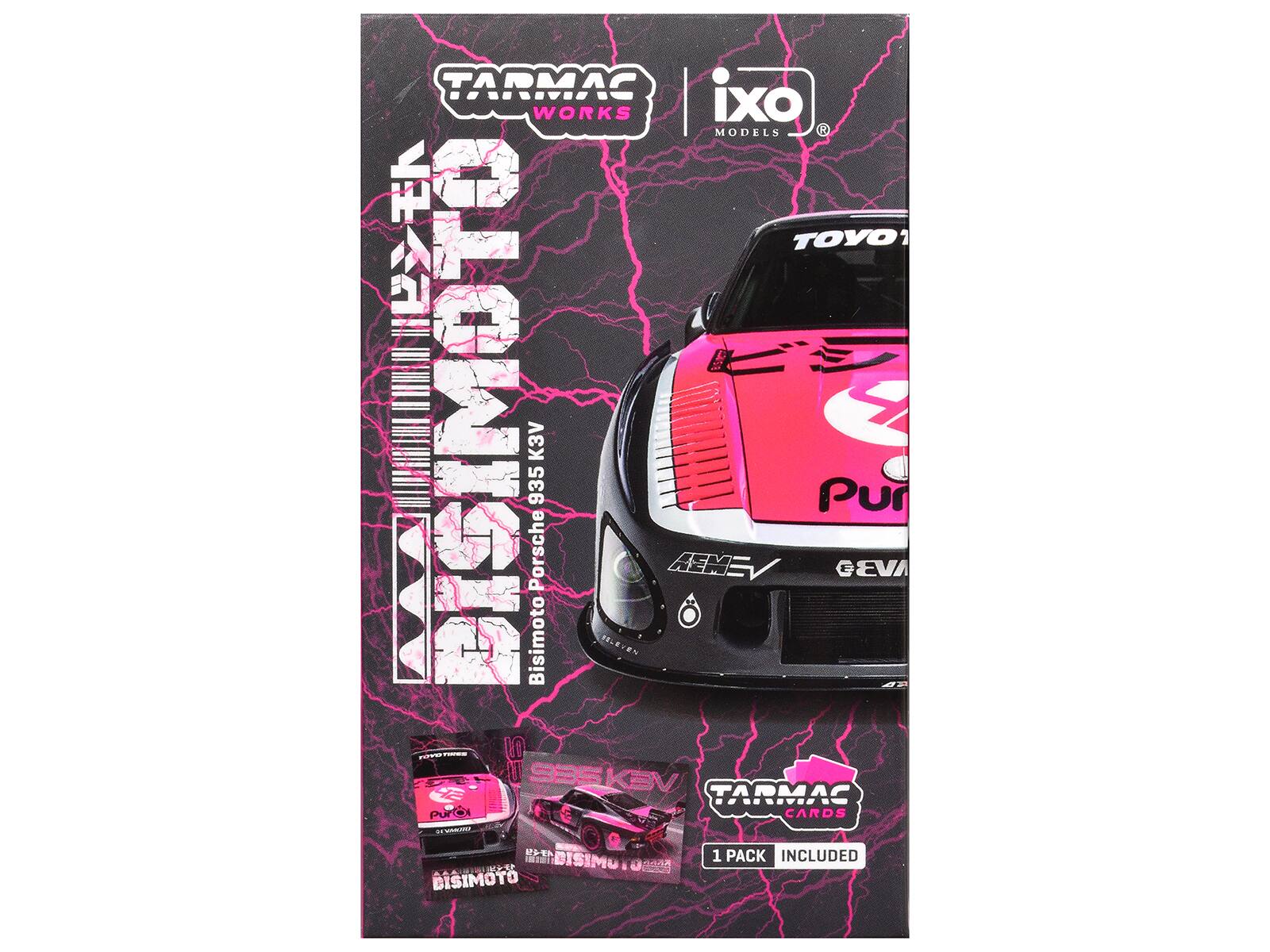 TARMAC WORKS MODELS R TOYO DISIMOTO K3V 935 Pur Porsche AEM NBO Bisimoto SELEVEN BY TOTO PROPESS CS 935KBV TARMAC por CARDS VENU 1 PACK INCLUDED DISIMO 0000 DISIMOTO