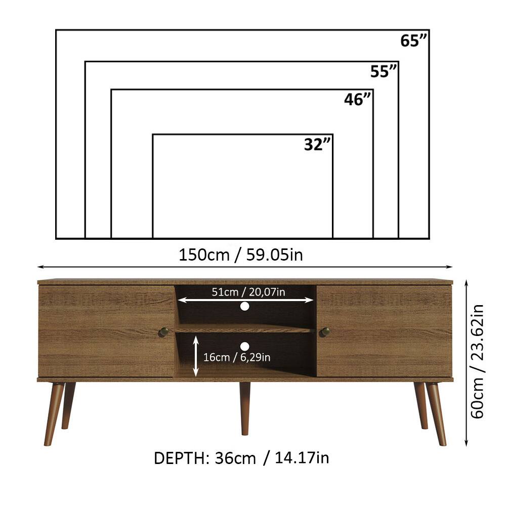 - 65"
- 55"
- 46"
- 32"
- 150cm / 59.05in
- 51cm / 20.07in
- 16cm / 6.29in
- 60cm / 23.62in
- DEPTH: 36cm / 14.17in